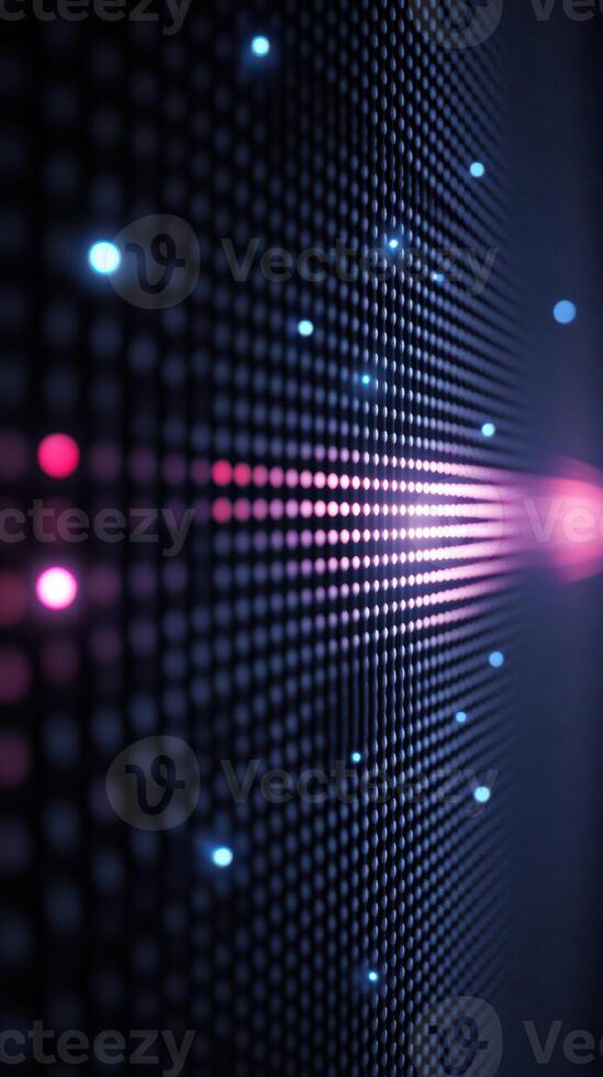 Colorful light patterns create a mesmerizing display on a textured background at a nighttime event photo