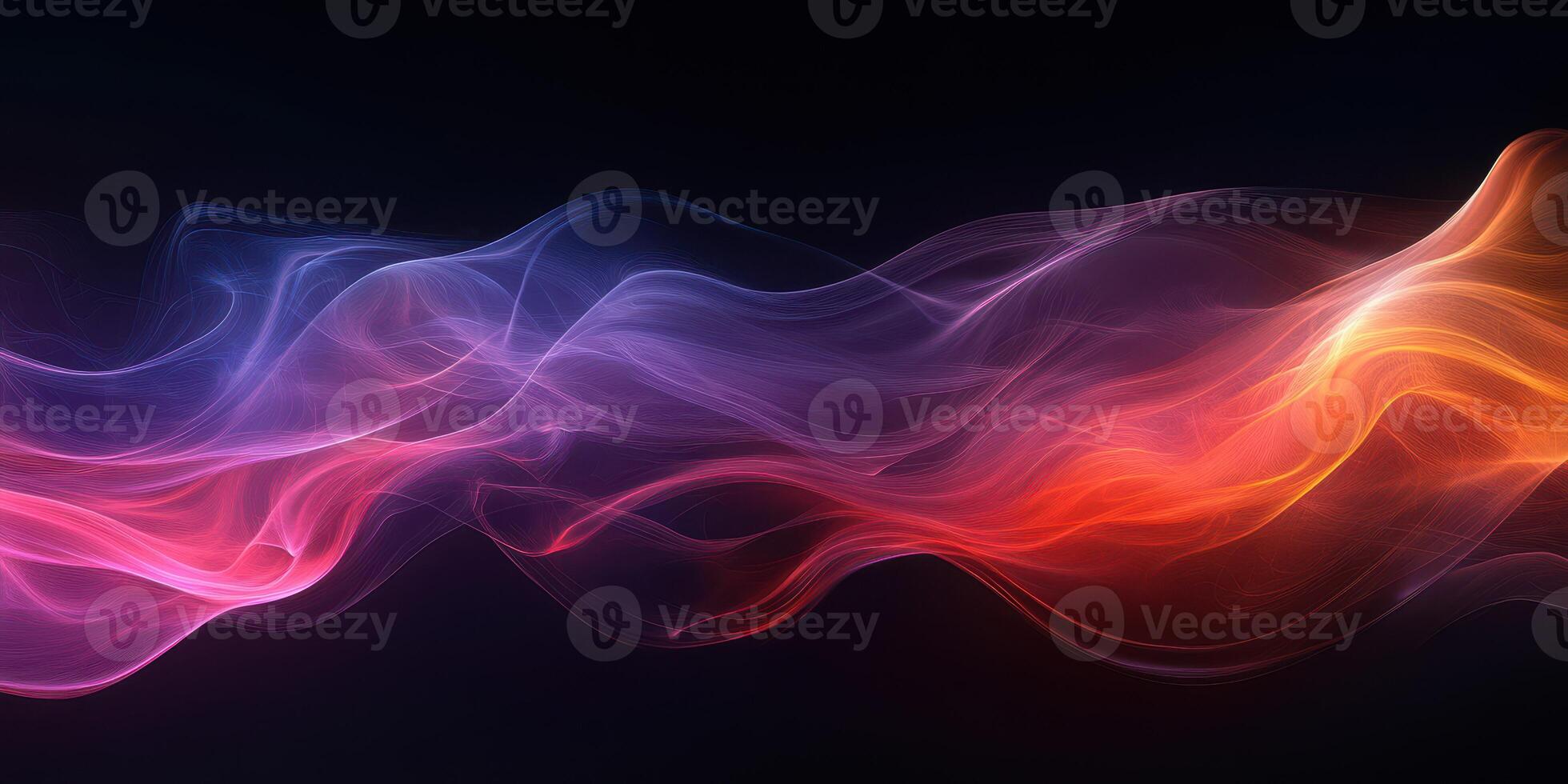 Swirling abstract colors blend together creating a mesmerizing visual experience in a dark background photo
