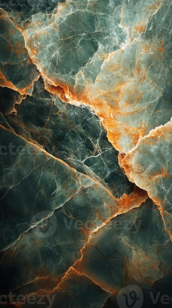 Stunning detailed close-up of a natural stone surface showcasing unique patterns and colors photo