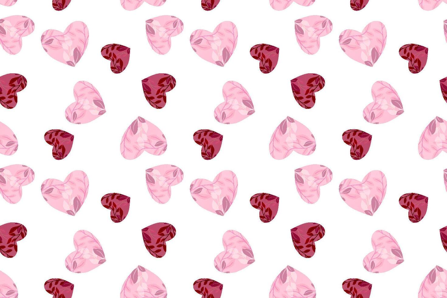Colorful seamless heart pattern in vibrant hues for creative projects and designs vector