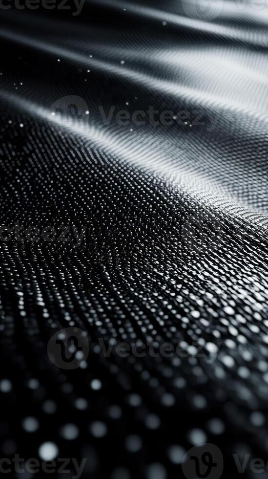 Abstract texture of a shiny metallic surface reflecting light in intricate patterns captured in a close-up view photo