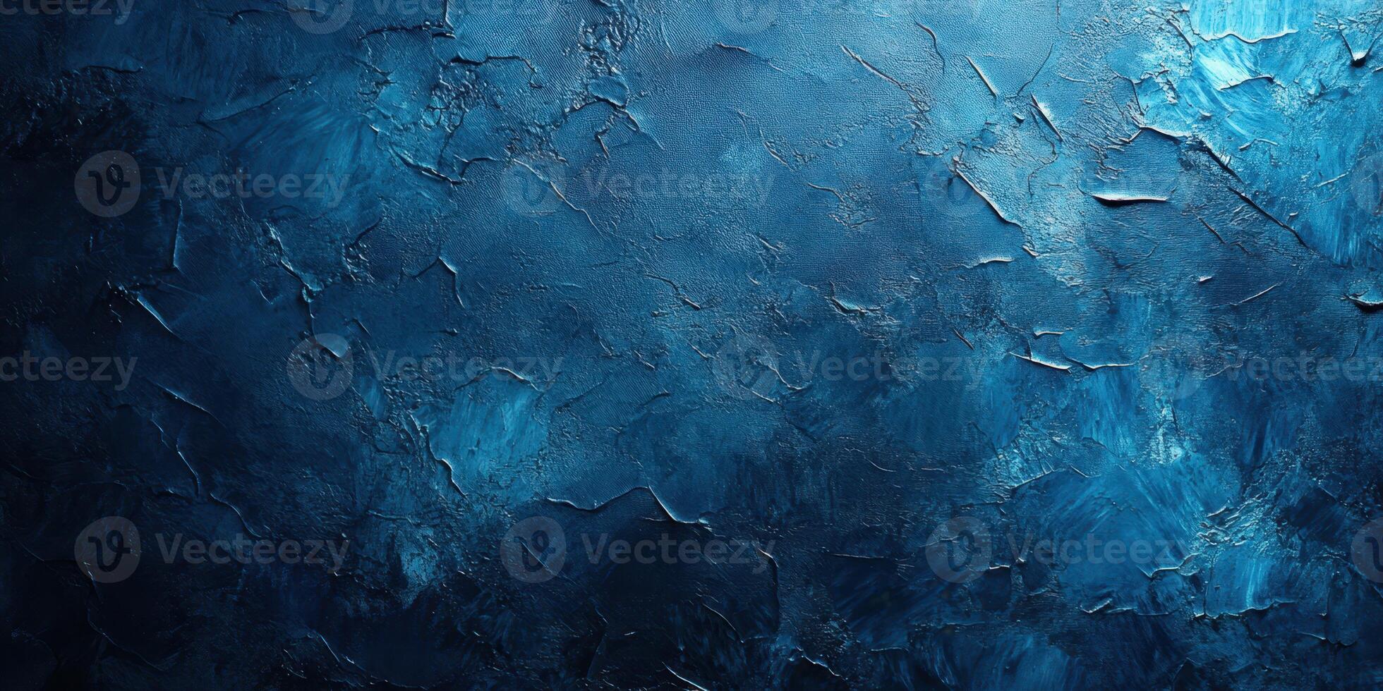 Deep blue textured surface with intricate patterns highlighting a sense of depth and movement in artistic design photo