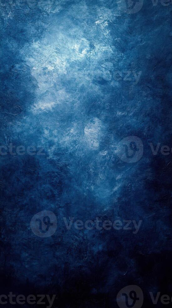 Deep blue abstract texture with a gradient effect showcasing a blend of light and shadows photo