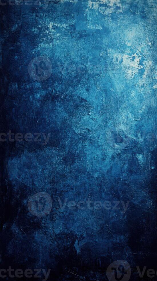 Deep blue abstract texture with layered brush strokes creating a calming oceanic effect photo