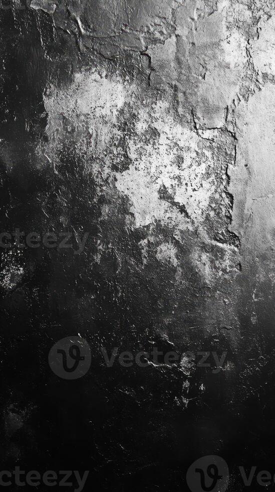 Textured black and white wall with intricate patterns and unique surface details creating an artistic backdrop photo
