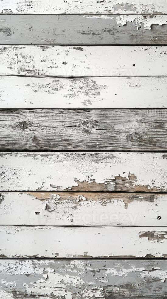 Weathered wooden planks showcase rustic charm in a vintage style interior design setting photo