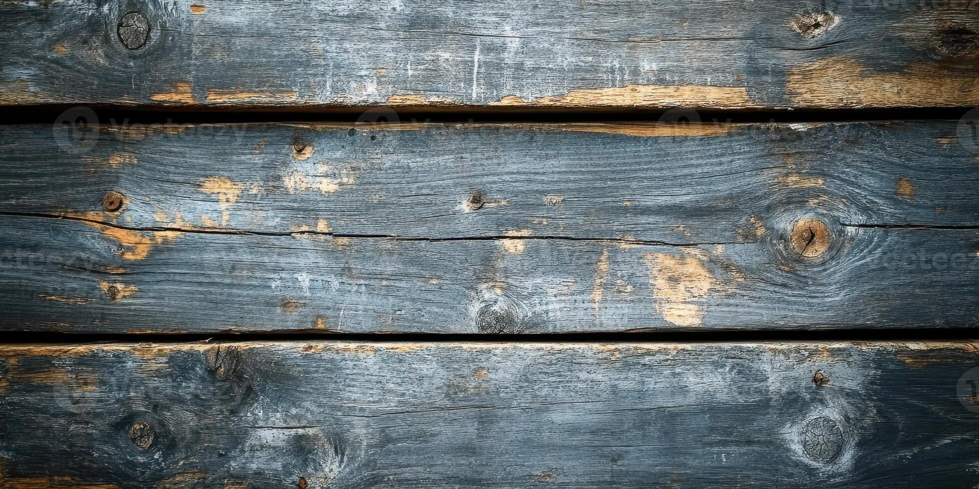 Rustic wooden texture showcasing aged planks with natural weathering and grain patterns in warm, earthy tones photo