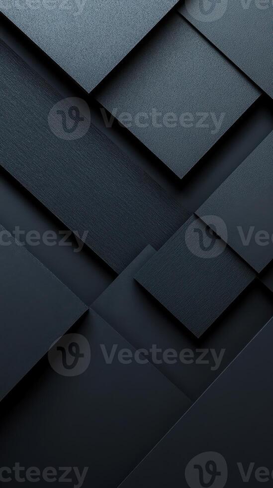 Textured layers of dark materials create a modern abstract background design for digital use photo