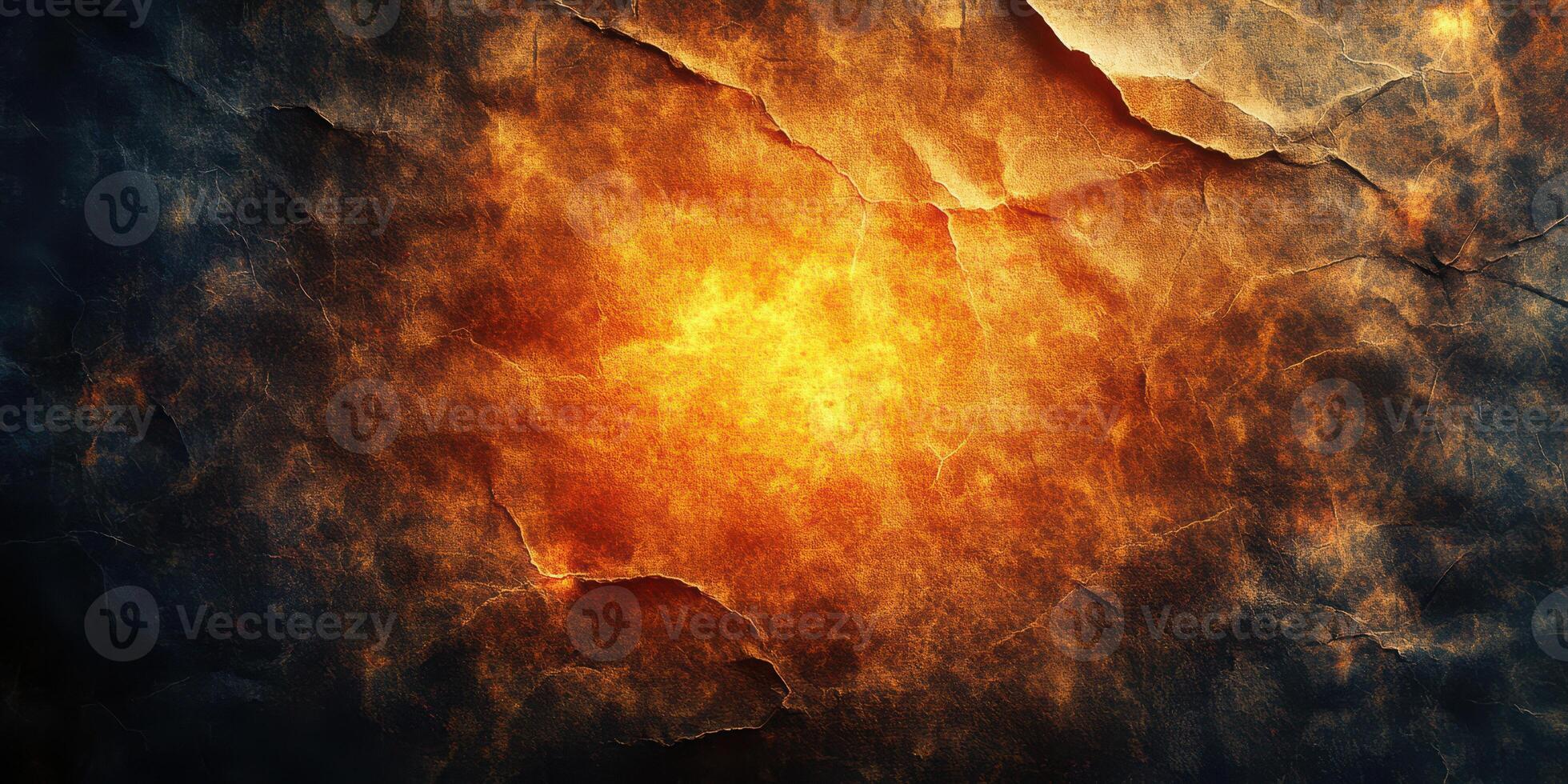 Fiery abstract texture with warm hues creating depth and intensity in a dark background photo