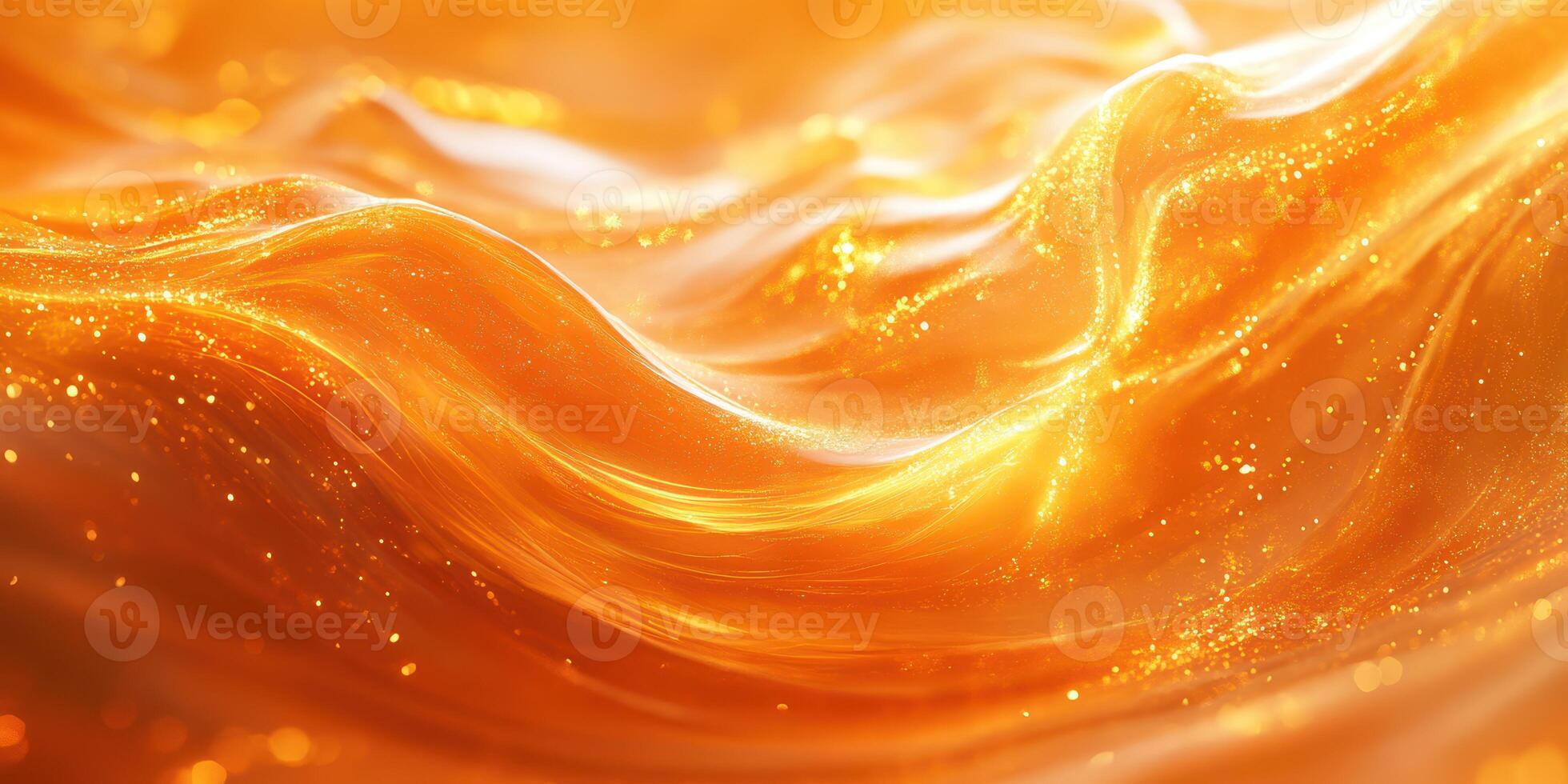 Vibrant orange waves with sparkling detail create a dynamic and captivating visual experience photo