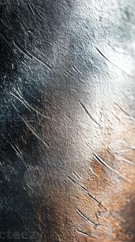Abstract texture showing intricate patterns of light and shadow on a metallic surface photo