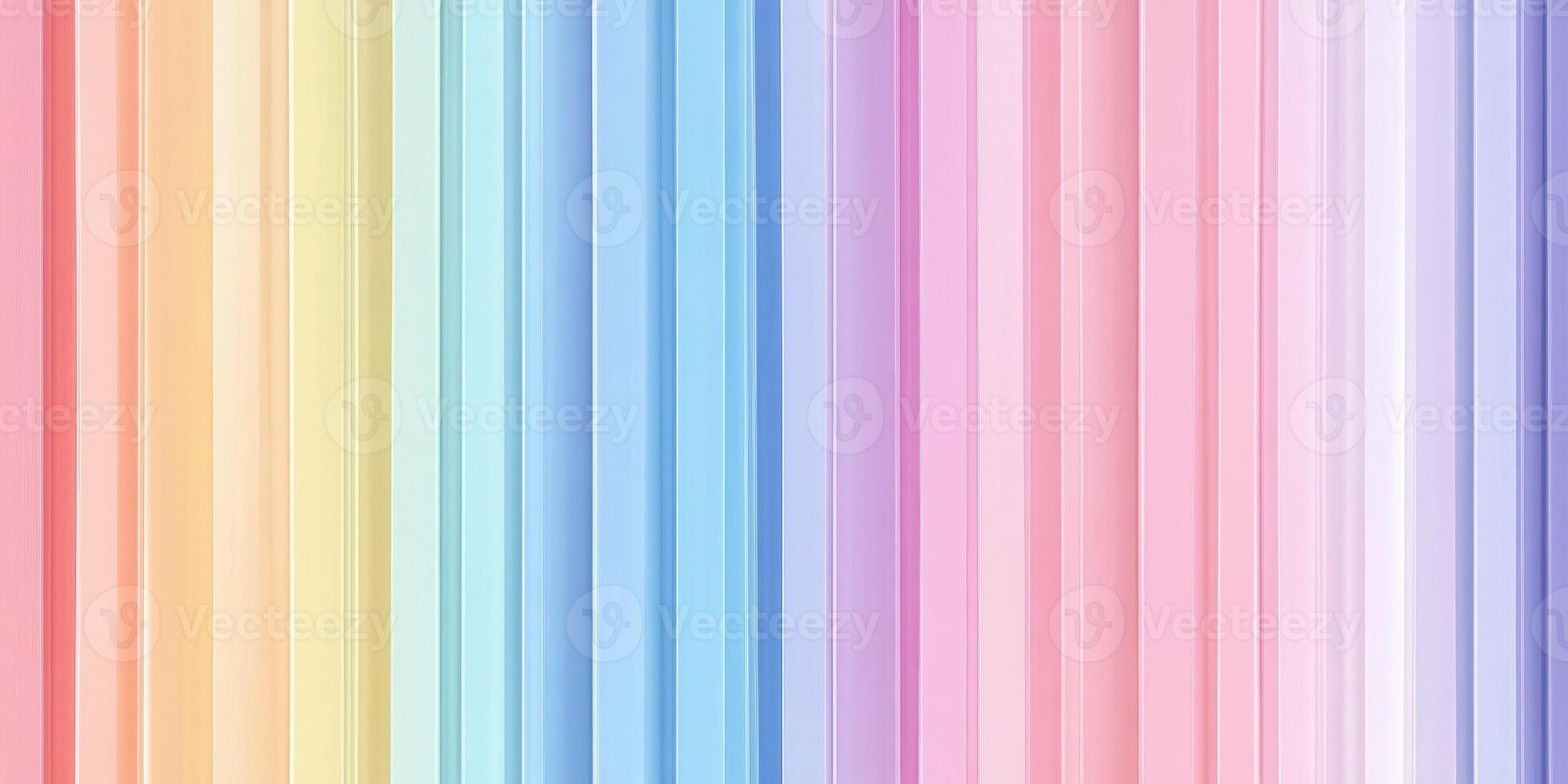 Vertical stripes in pastel colors create a calming and modern background for various design projects and creative expressions photo