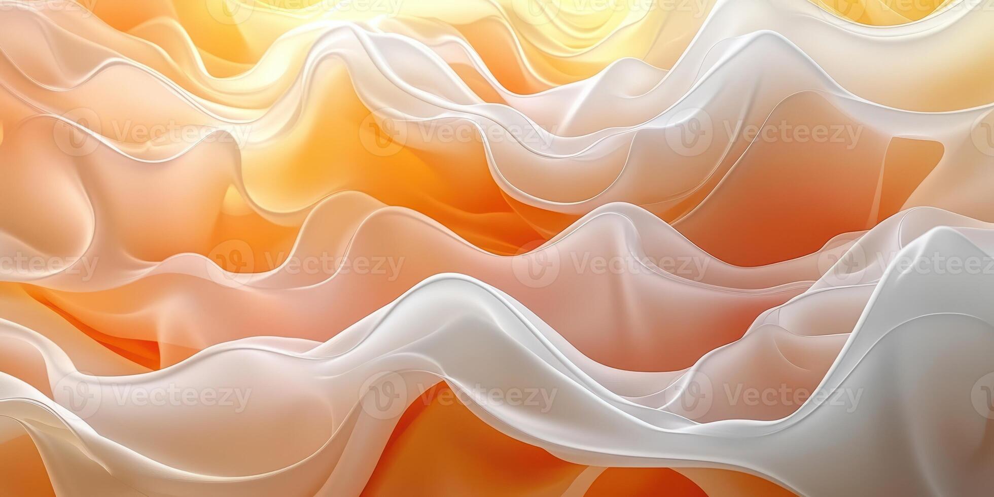 Soft waves of pastel fabric create a soothing and elegant background design ideal for creative projects and presentations photo