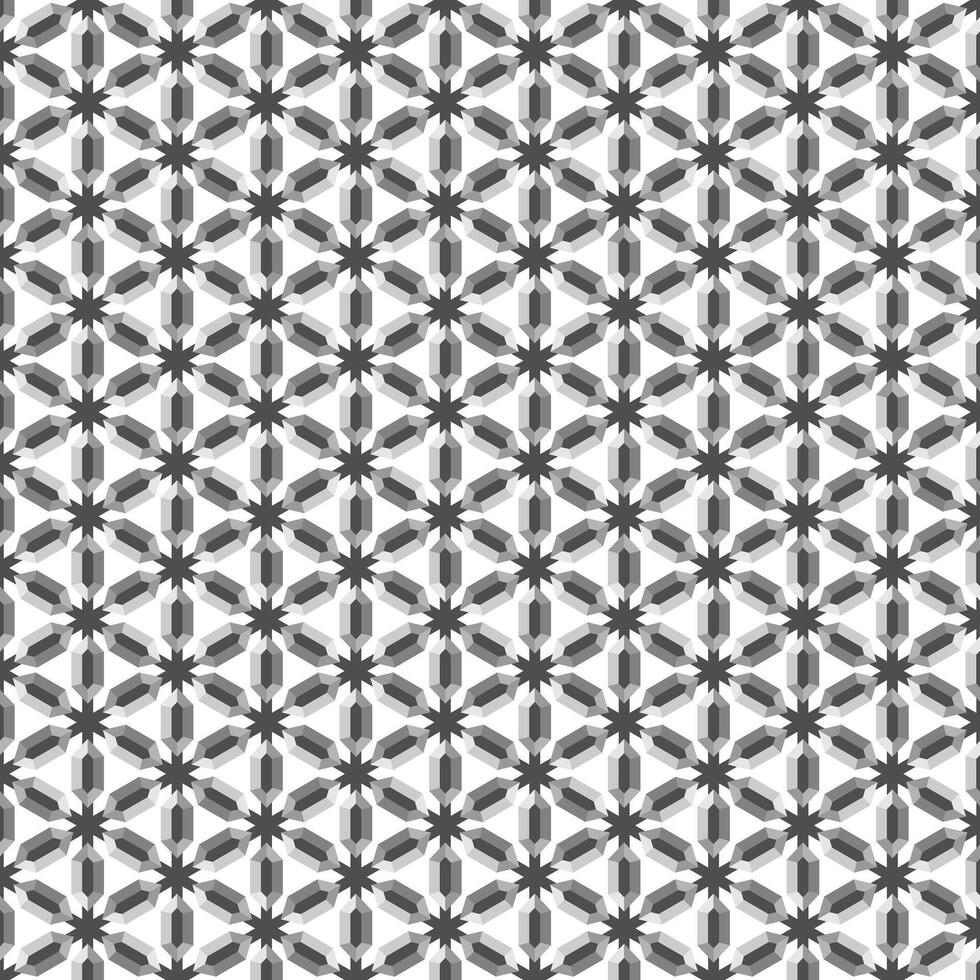 abstract diamond modern hexagonal tile design wall texture seamless gray pattern in 3d rendering background image and use it as your wallpaper, poster and banner design vector