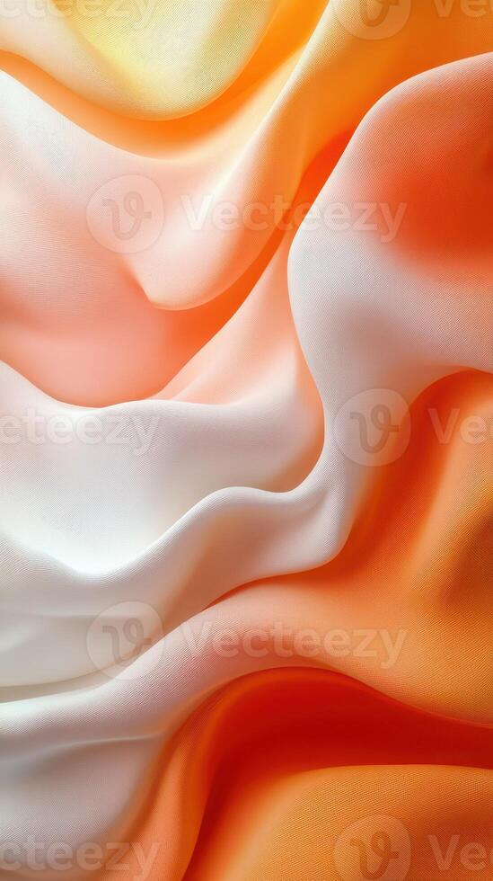 Elegant fabric draping in warm colors creates a tranquil and harmonious visual display of texture and movement photo