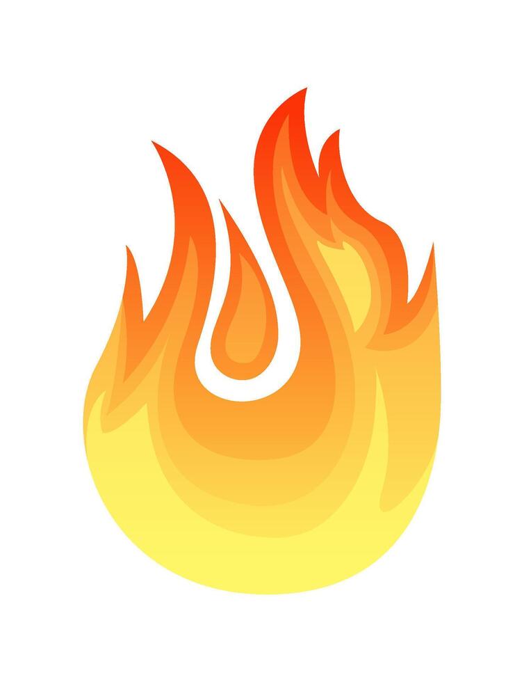 Fire campfire Flame Graphics available for diverse media use and projects vector