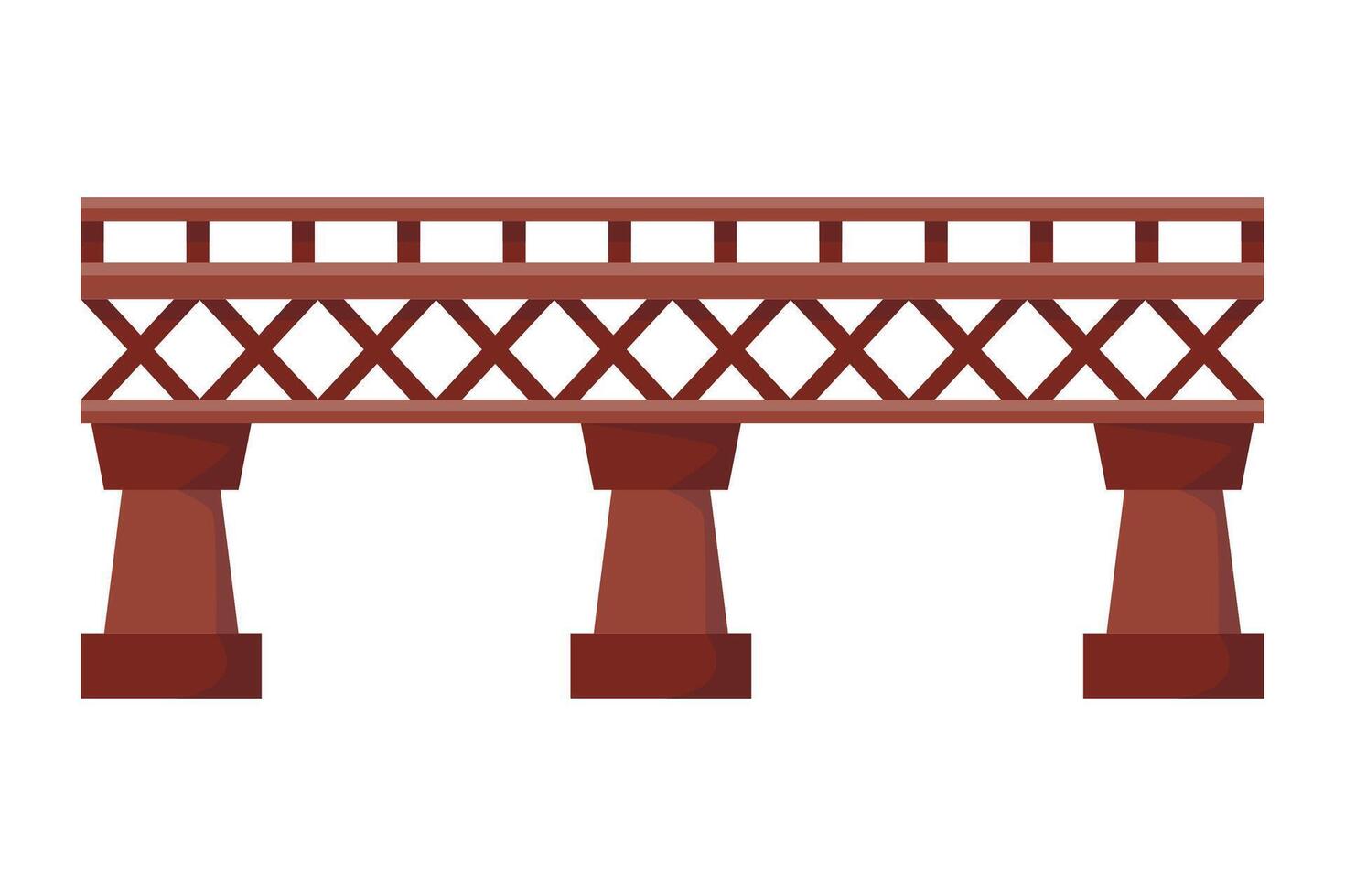 Distinctive Architectural Bridge Design Tailored for Creative Project and Idea vector