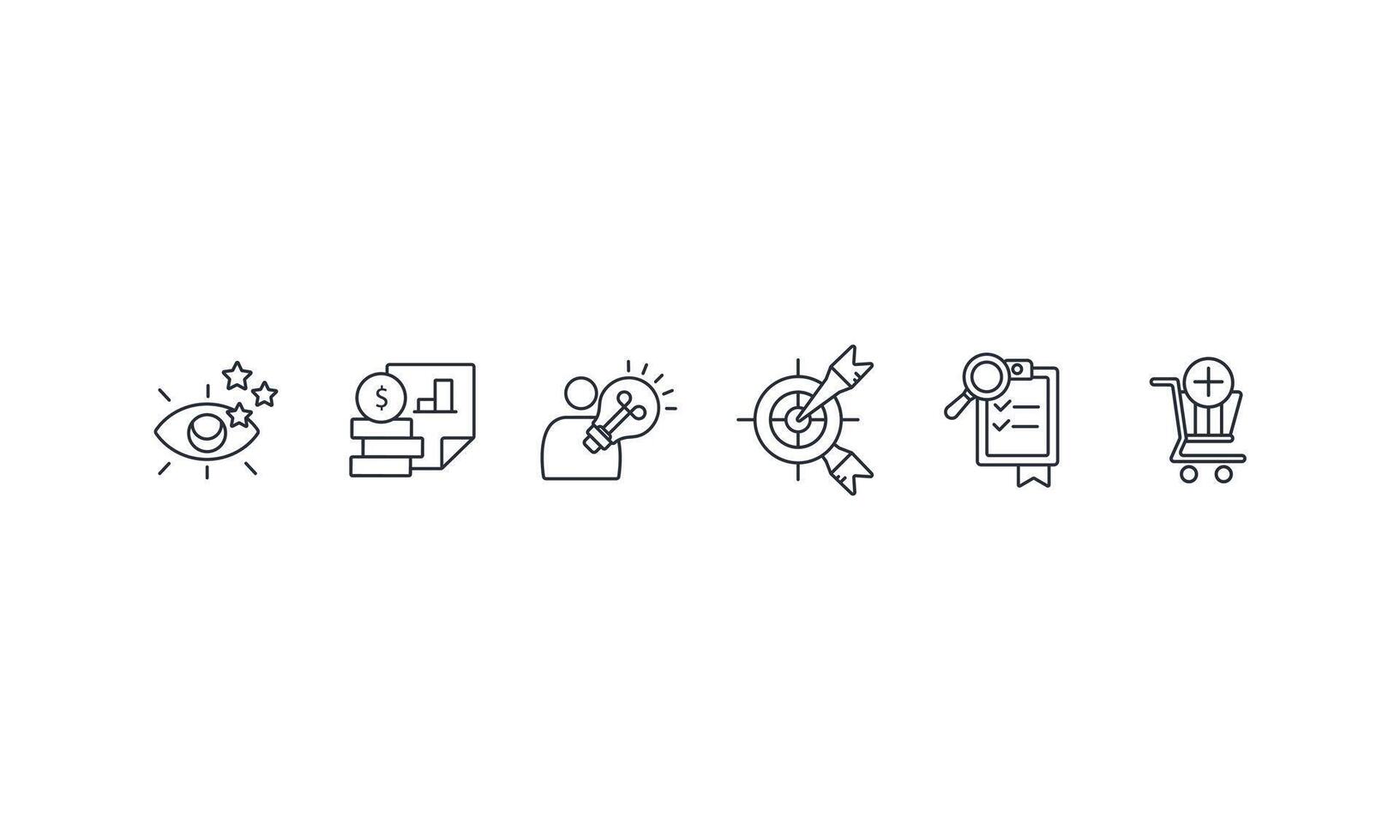 Marketing funnel icon line vector
