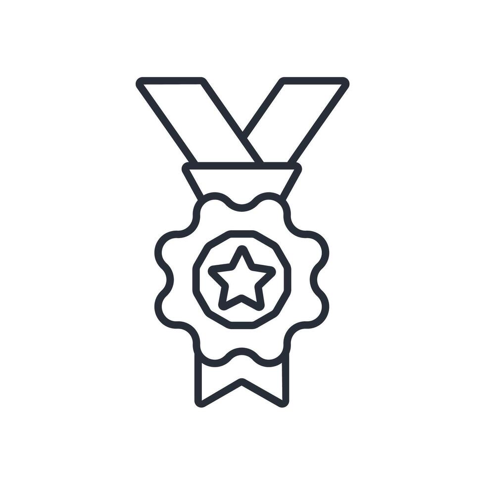 achievement icons isolated on White Background. Flat style design vector