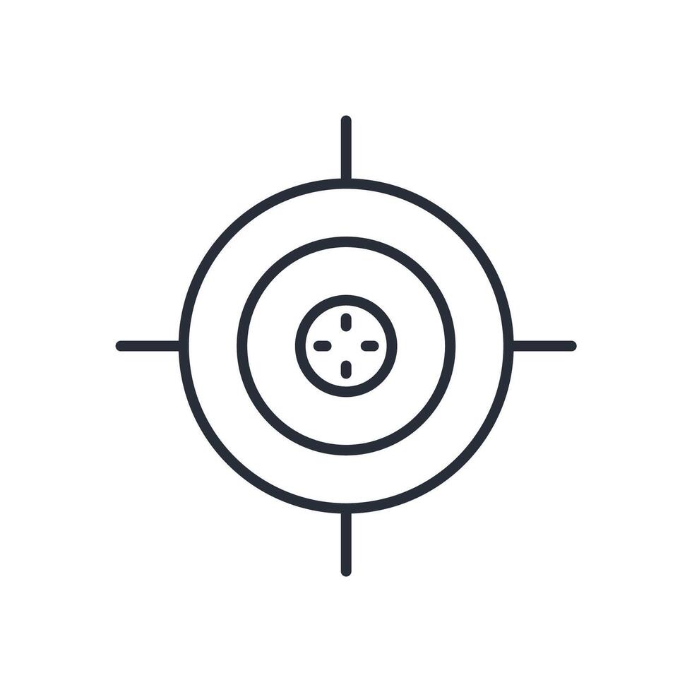 focused icons isolated on White Background. Flat style design vector