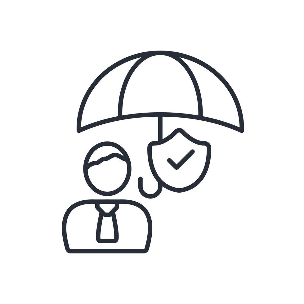 trust icons isolated on flat vector
