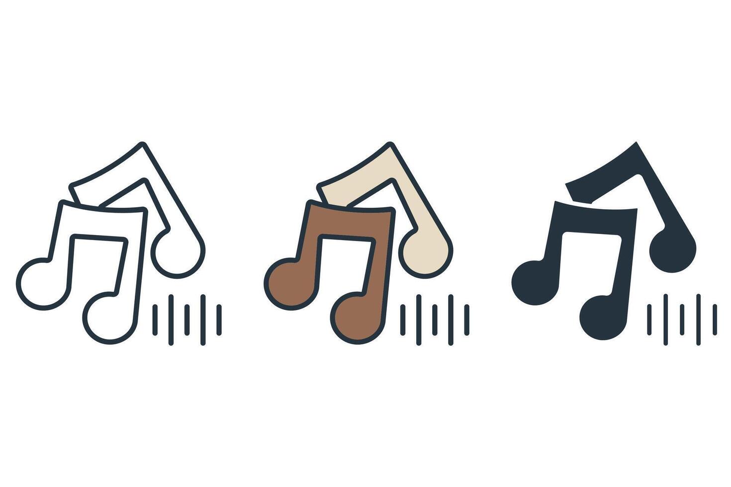 Music Note Icon Ideal vector