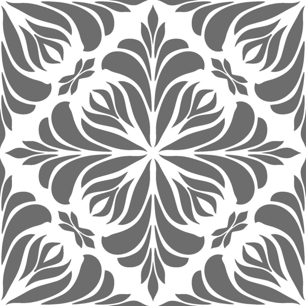 Damask pattern seamless wallpaper. Seamless ornament in the baroque style. Damask flower paisley elements. vector