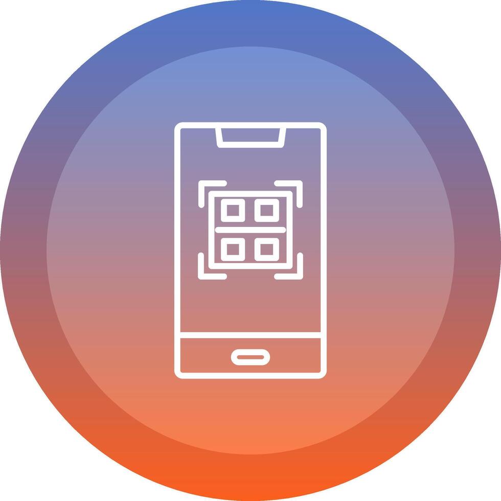Qr Code Icon Symbol Art Sign vector