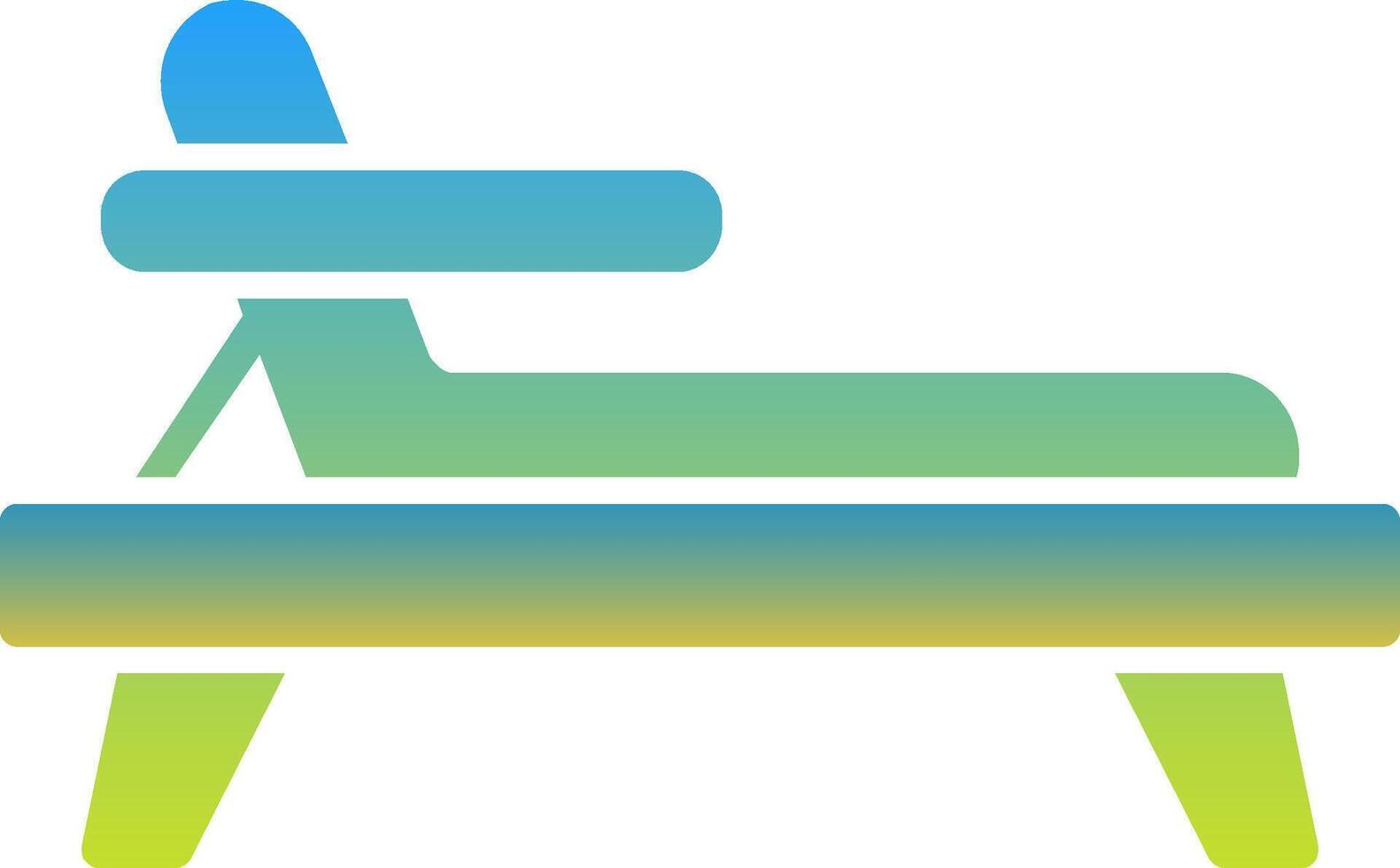 Deck Chair Icon Symbol Art Sign vector