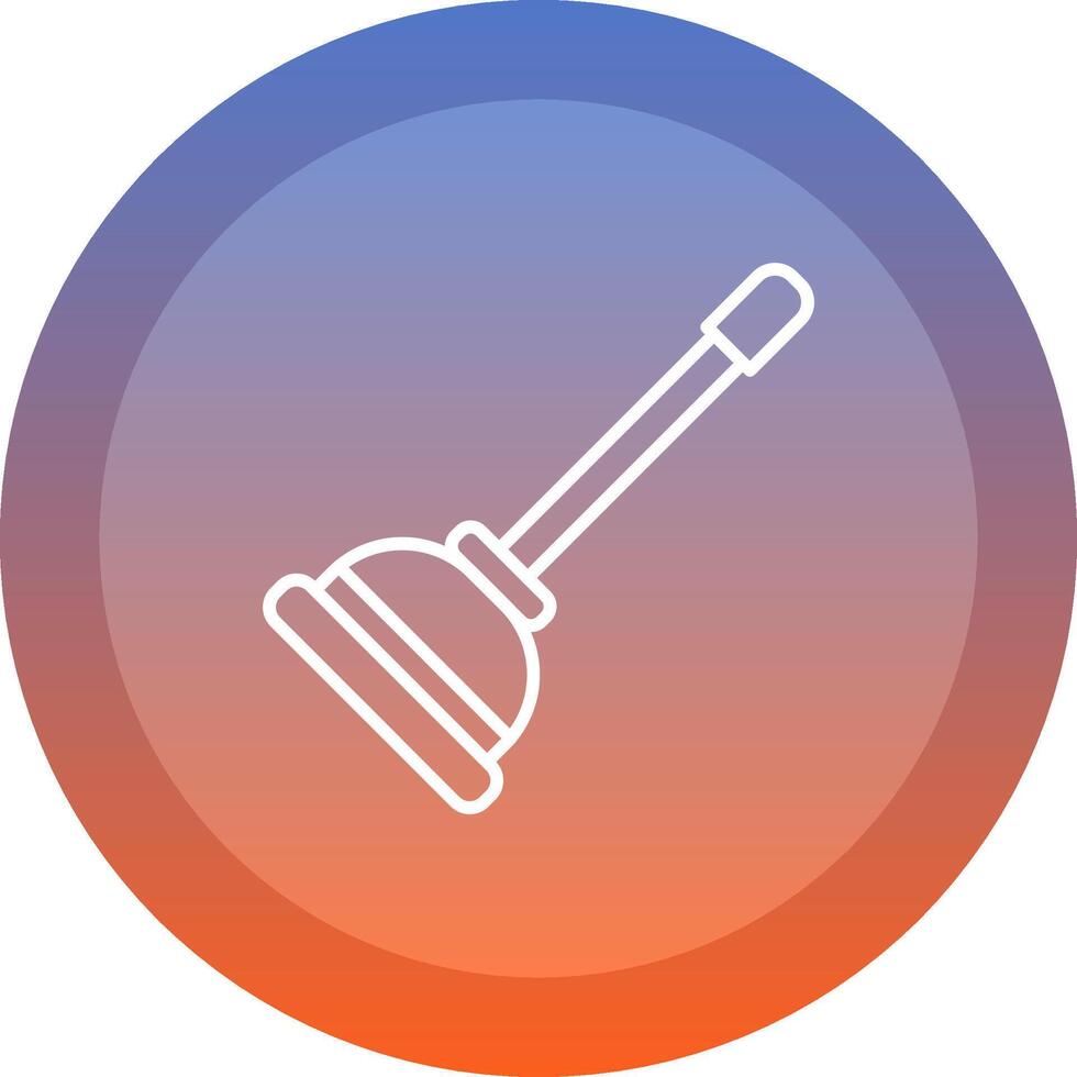 Plunger Icon Symbol Art Sign vector