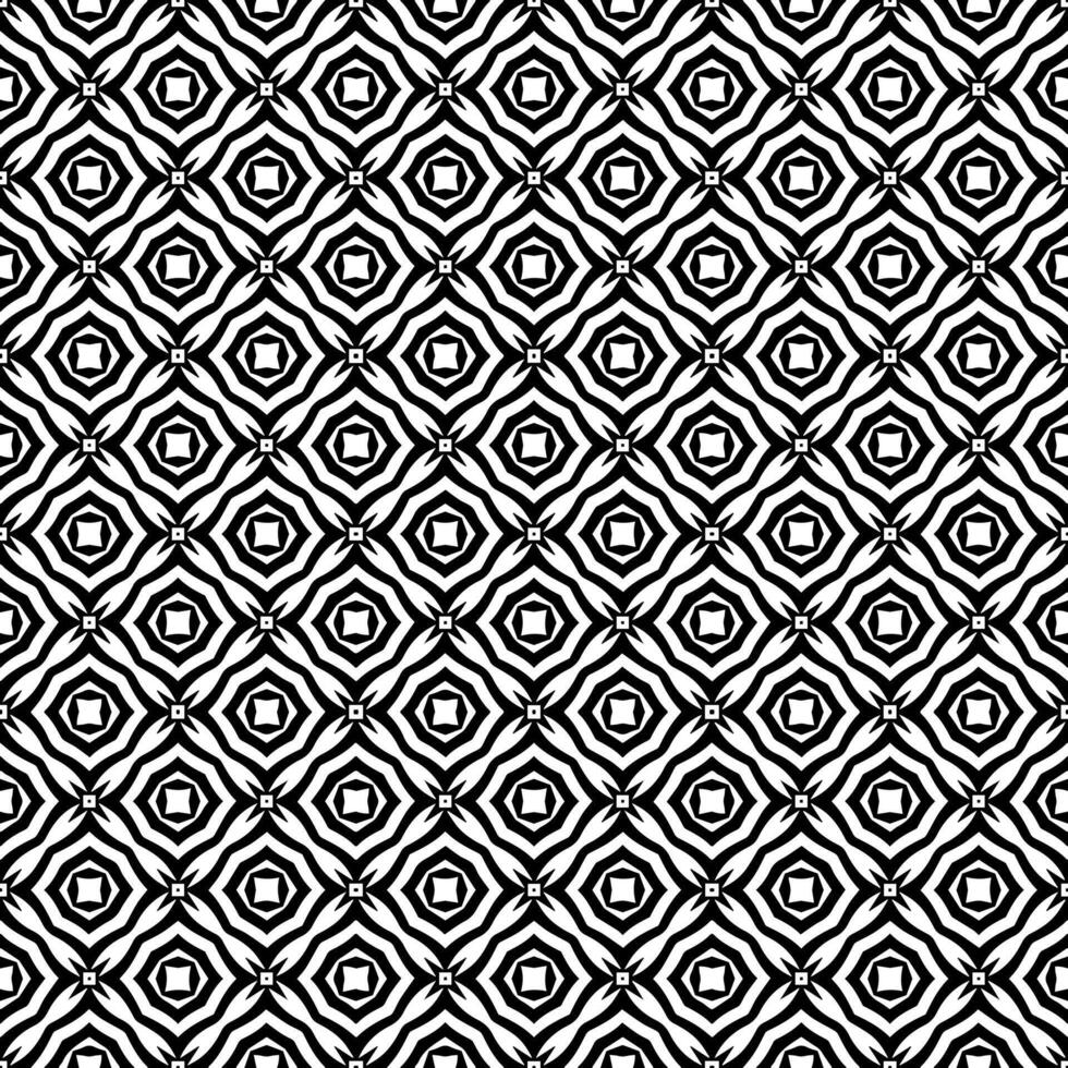 Grayscale ornamental arrangement with continuous flow, combining sophisticated elements vector