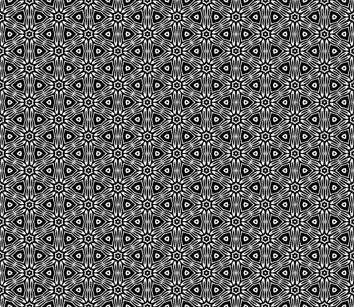 Black and white abstract design with seamless transitions, combining sophisticated grayscale motifs vector