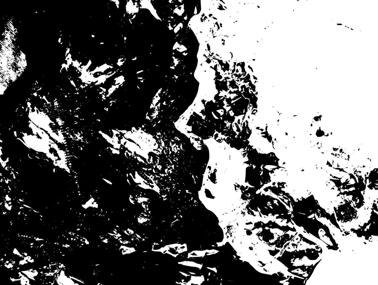 Weathered splash texture featuring organic deterioration patterns and rustic surface vector