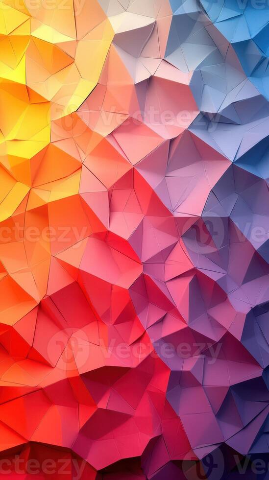 Colorful abstract textured backdrop with vibrant gradient shades from yellow to purple photo