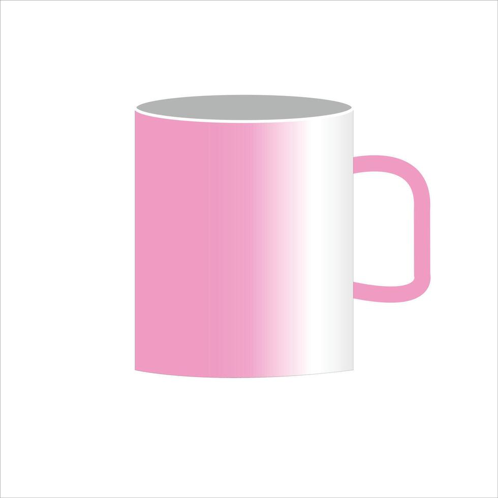 Coffee mug Illustration on white background vector