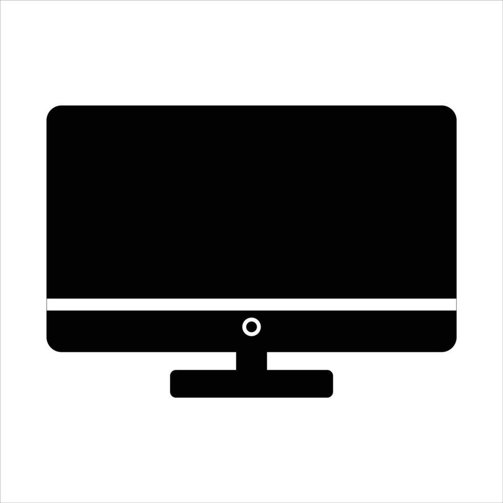 Computer pc monitor web icon illustration vector