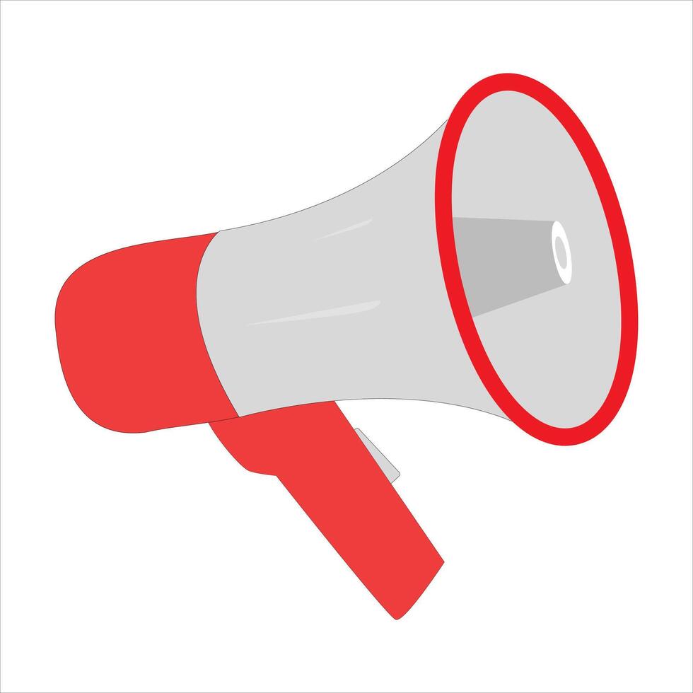 megaphone Illustration on white background.megaphone icon illustration vector