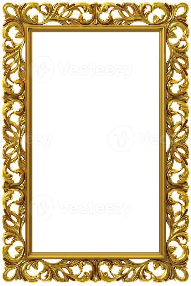 Classic wooden frame in the Baroque style 11 photo
