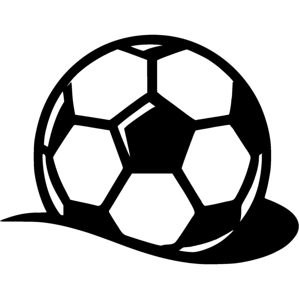 Tattoo emblem of beach soccer ball lies on sand before start of match in monochrome. Engraving minimalistic image in black ink drawing on white background vector