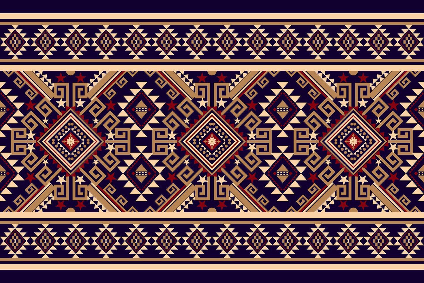 Geometric ethnic oriental pattern on navy blue background,abstract background,traditional pattern vector