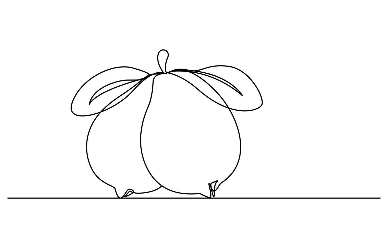 fruit one line vector