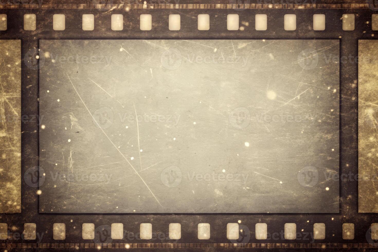 Vintage grunge frame crafted from film inspired by particle effects cinematic atmosphere artistic design retro vibe photo
