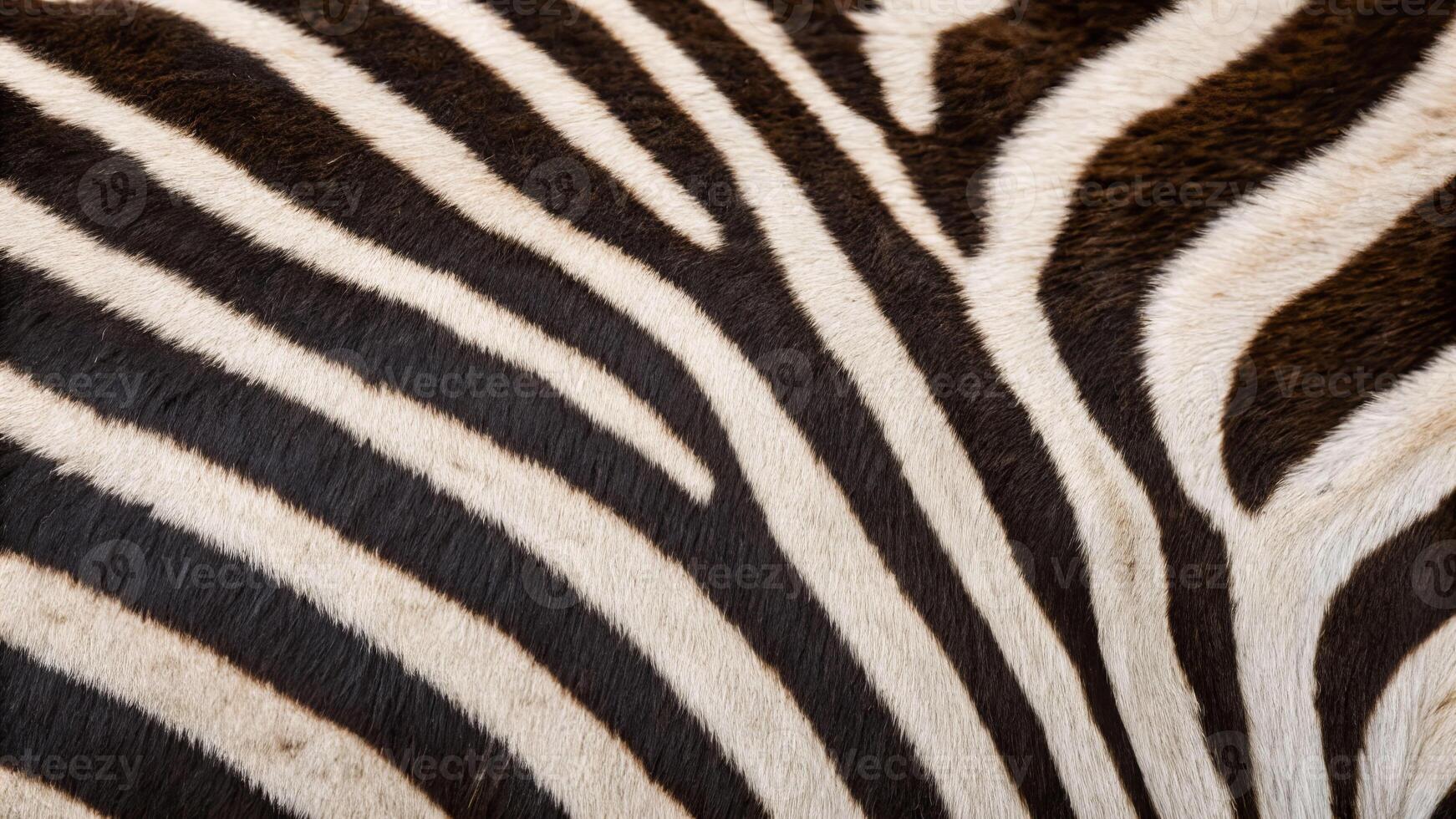 Exploring vitality through zebra stripe texture in fashion design studio urban environment close-up view photo