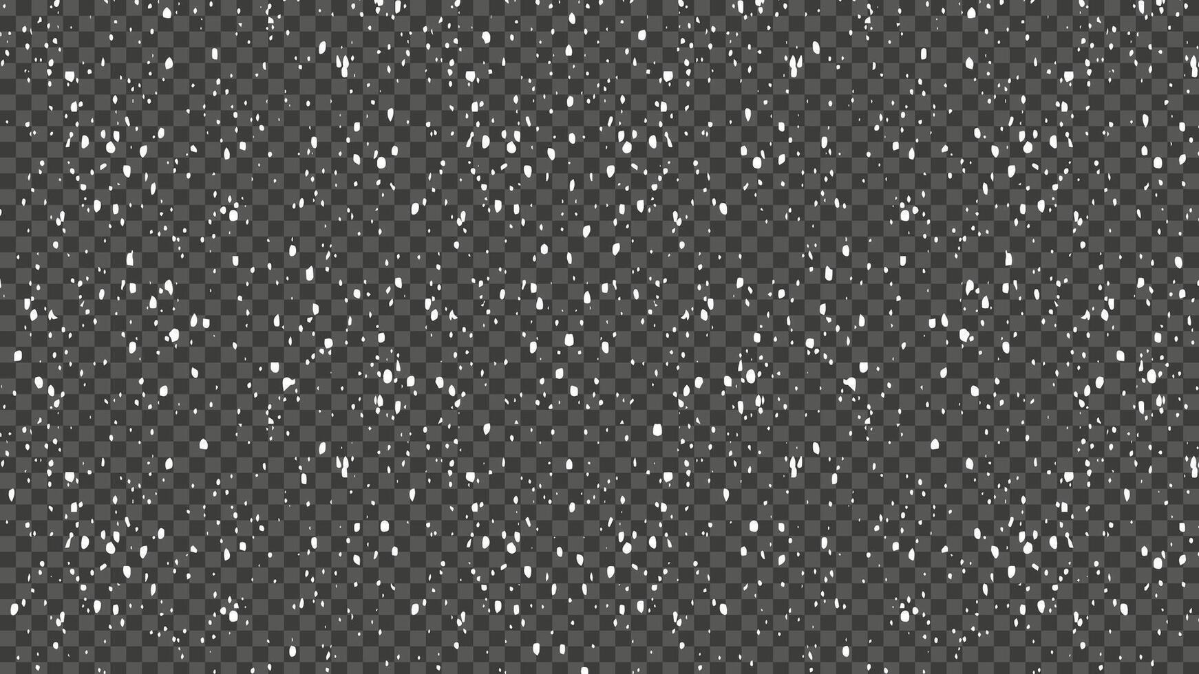 White grunge texture snowfall and grain effect vector