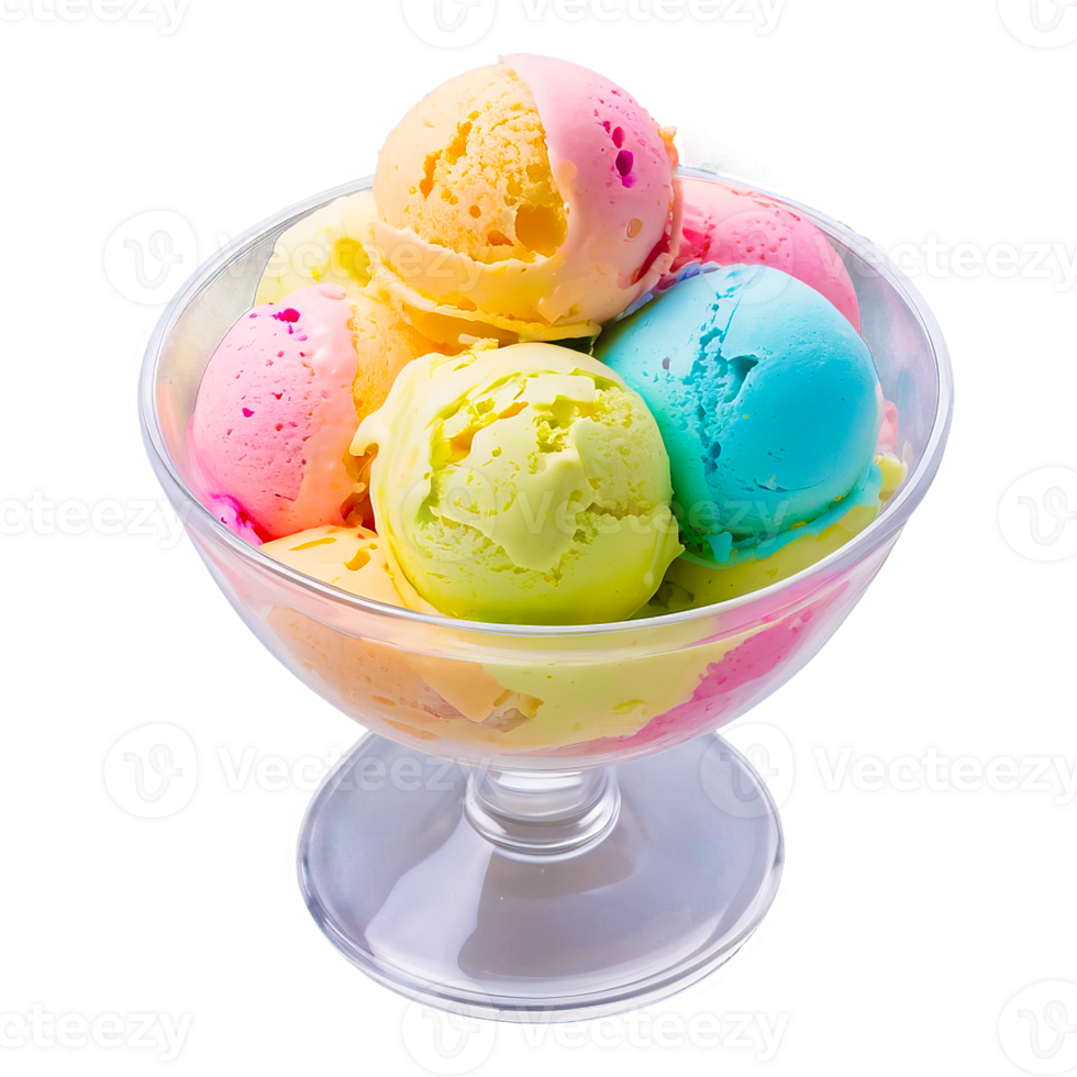 ice cream on a transparent background, image without background, for graphic design png