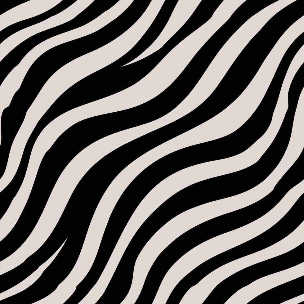 Zebra skin Pattern illustration, animal print background vector