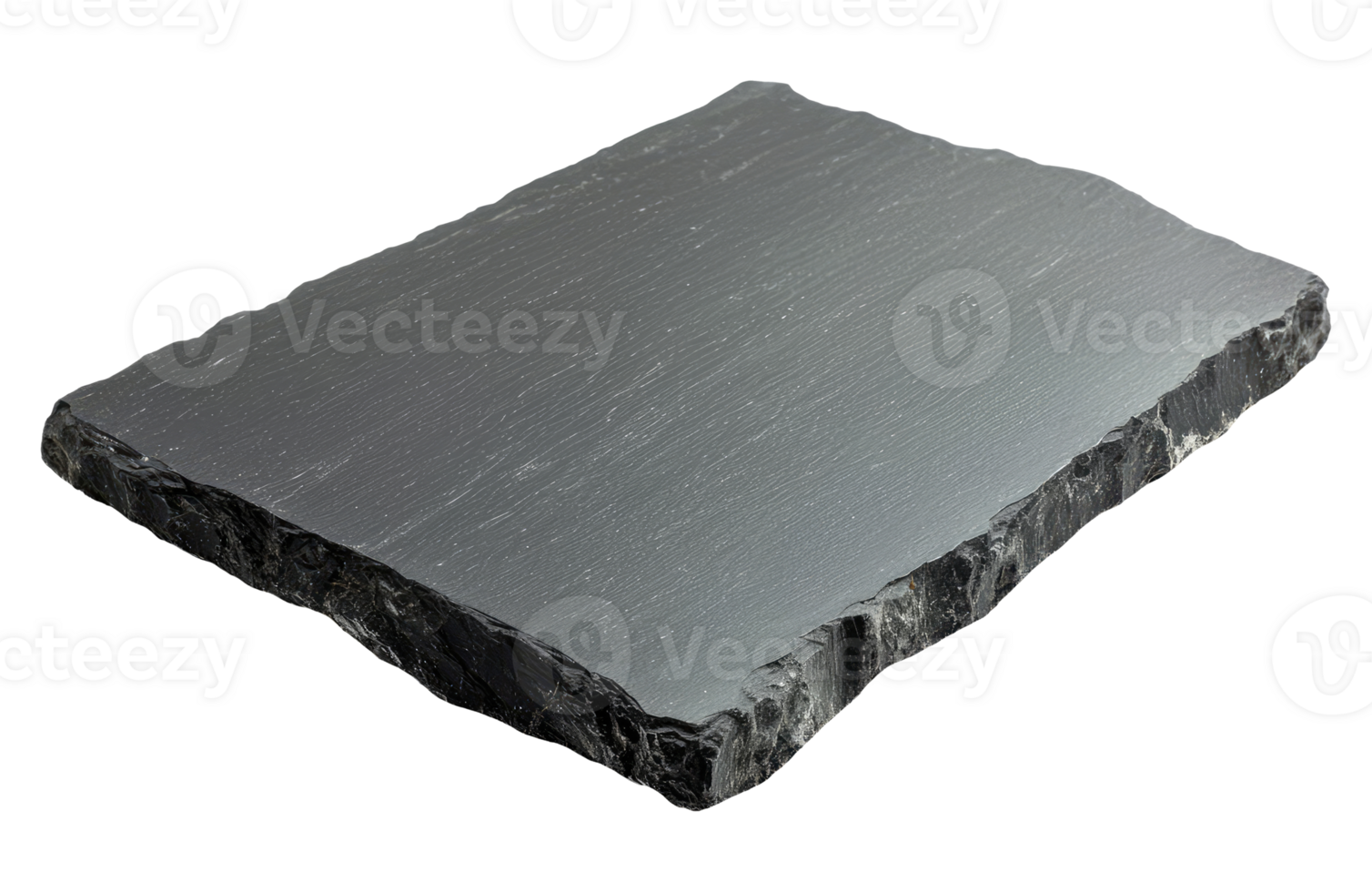 Empty Black Slate Stone Cut Out png