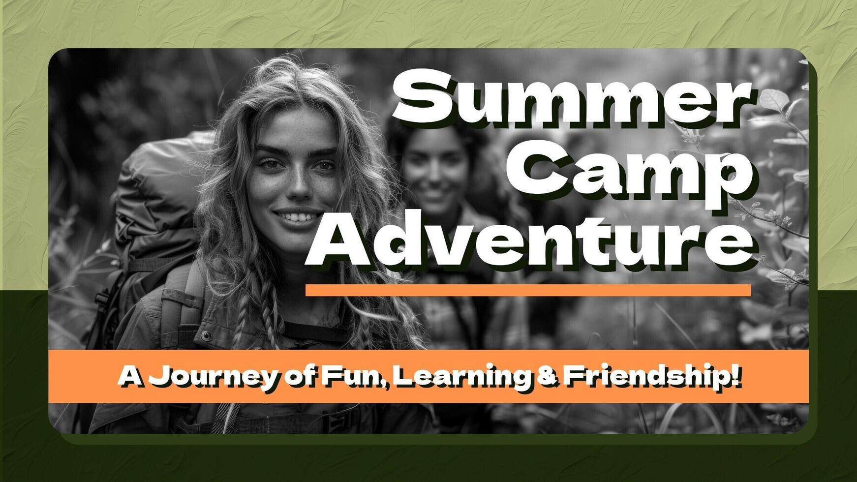 Summer Camp Adventure Presentation template