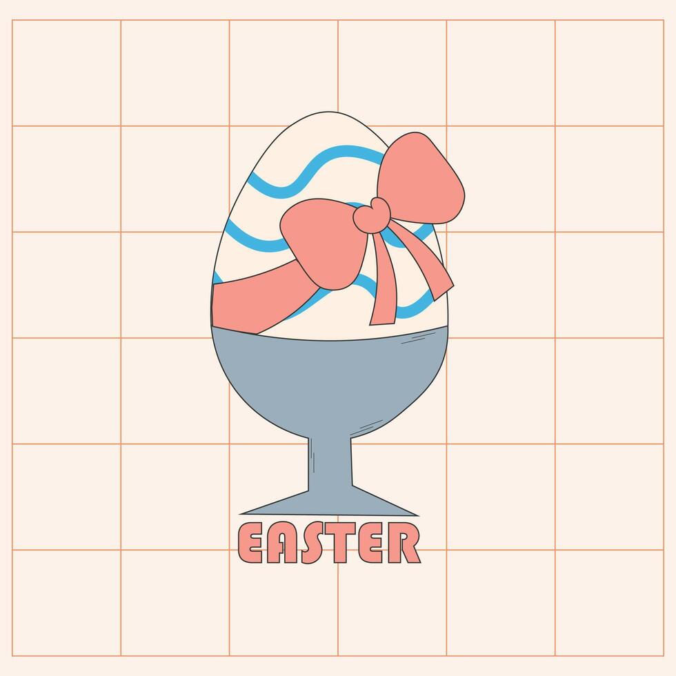 easter egg design poster vector