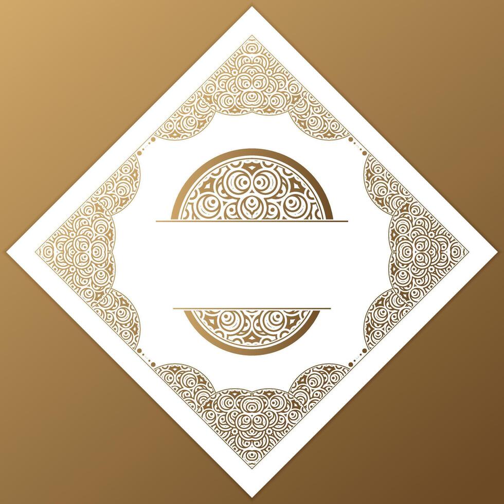 Luxury retro calligraphy ornament frame line design vector